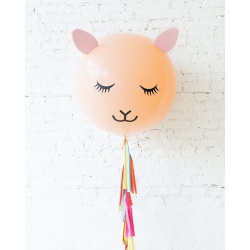 Большой шар Лама на гирлянде