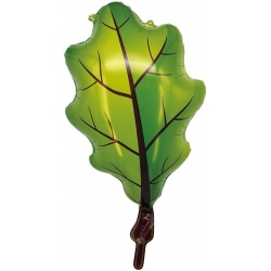 Шар фигура Дубовый лист зеленый ДБ
