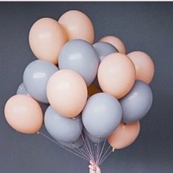 Облако шаров Пастель пудровый 10 шт