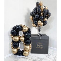 Коробка с шарами «Сладкие капли»