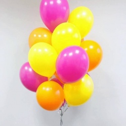 Облако шаров с гелием Яркие краски 50 шт