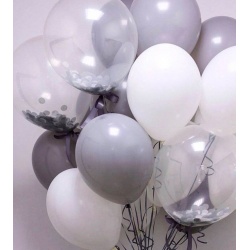 Облако шаров с гелием Тени 50 шт