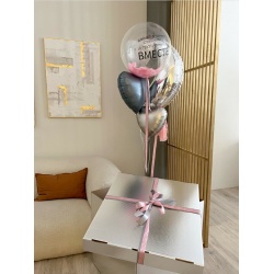 Коробка с воздушными шарами «Темные фантазии»