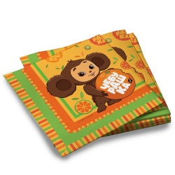 Салфетки бум Чебурашка 33см 20 шт