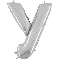 Шар буква У серебро