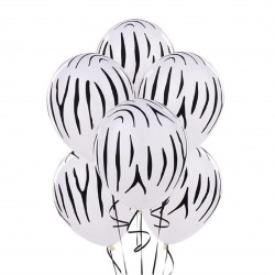 Облако шаров Зебра 10 шт