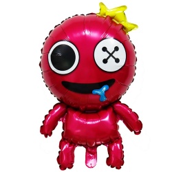 Шар ФИГУРА Радужные друзья Монстрик красный