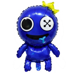 Шар ФИГУРА Радужные друзья Монстрик синий