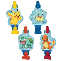 Язык-гудок с карт Покемон Пикачу 8шт