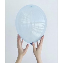 Шар Bubble голубой