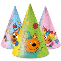 Колпаки, Три Кота, Играем вместе, Ассорти, 6 шт.